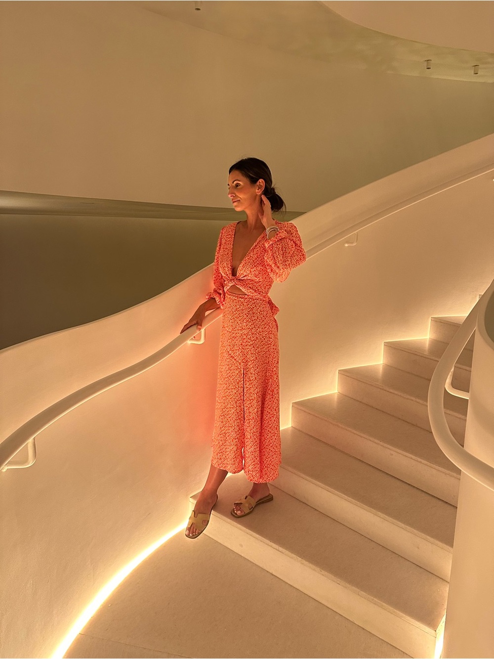 Faithfull the brand midi dress XS